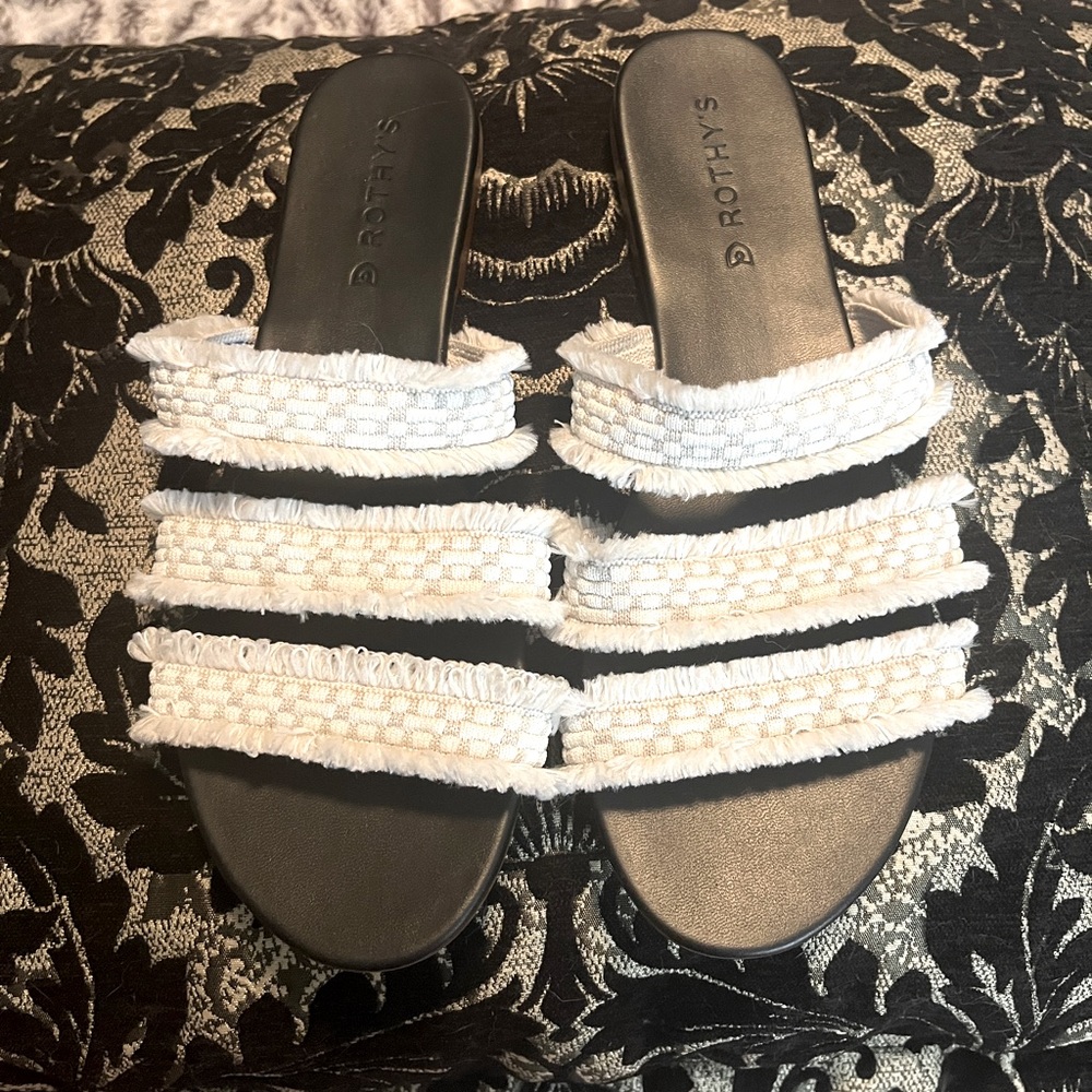 Roth’s slip on sandals